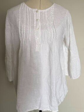 Valentina Naldy white blouse -tops size S